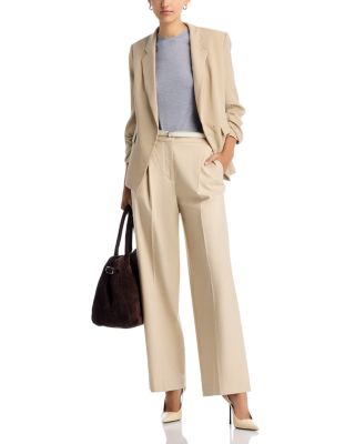 Jia Ruched Sleeve Blazer