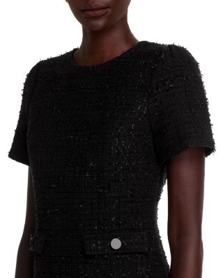 Novelty Tweed Mini Dress