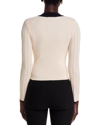 V Neck Cardigan Sweater