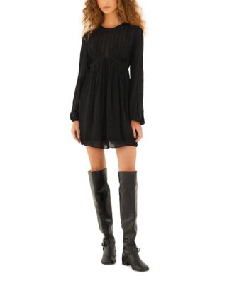 Pleated Mini Dress