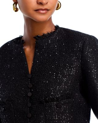 Karoline Sequin Boucle Top