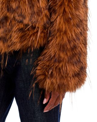 Faux Fur Toggle Jacket - Exclusive