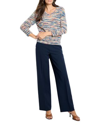 Stretch Suiting Wide Leg Pants