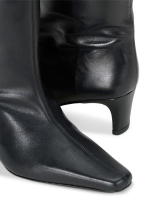 Women's Wally Leather Mid Calf Boots