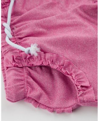 Girls' Sparkle Ruffle Pocket Lottie Short - Baby, Little Kid