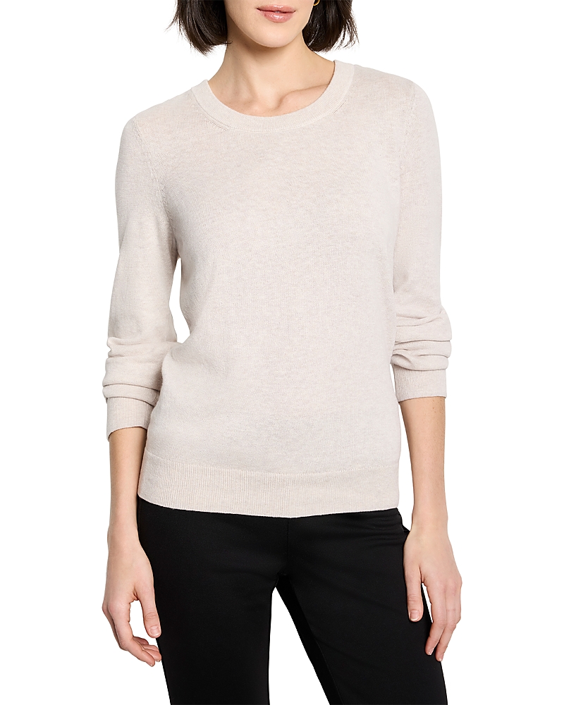 Nic + Zoe Nic+zoe Crewneck Long Sleeve Sweater In Neutral