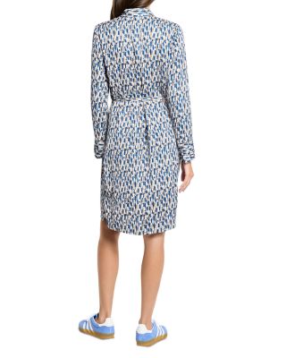 Devon Brushstrokes Print Dress