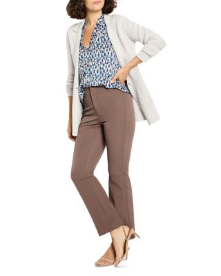 Brushstrokes Ruffle Neck Top