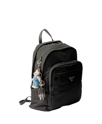 Teddy Bag Charm with Metal Ring