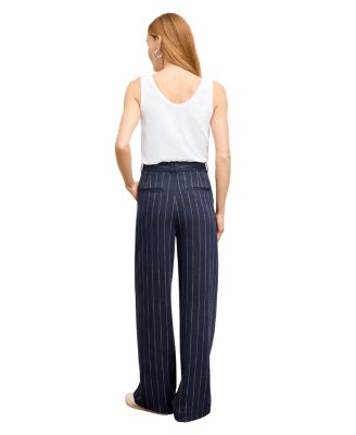 Fitz Pleated Women&#39;s Summer Pinstripe Trouser