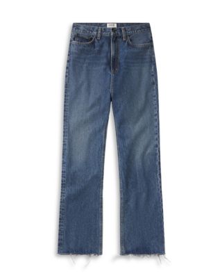 Leena High Rise Baby Flare Jeans in Placebo