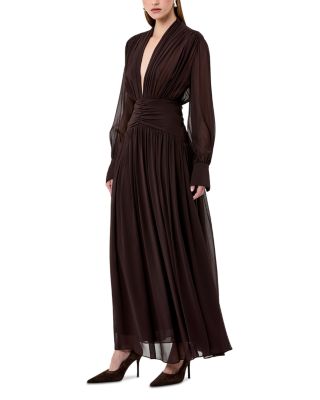 Jocelyn Deep Plunge Maxi Dress