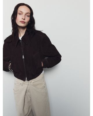 Nahla Suede Cropped Jacket