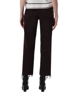 Palma Cropped Straight Leg Jeans in Carob
