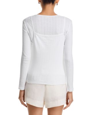 Pointelle Layered Top