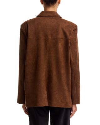 Faux Suede Jacket