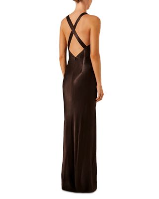 Plunge Back Maxi Dress 