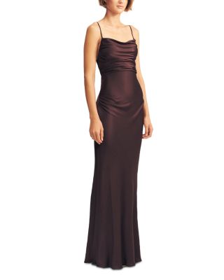 La Lune Lace Up Back Maxi Dress