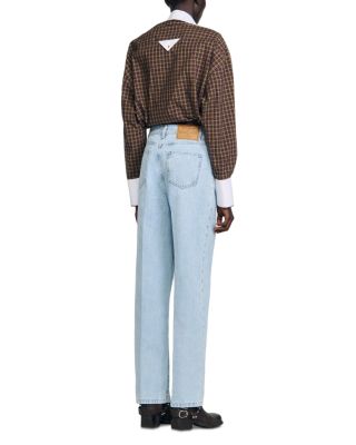 Straight Leg Jeans in Blue