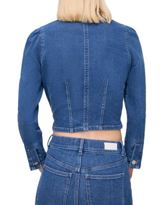 Sculpted Denim Top