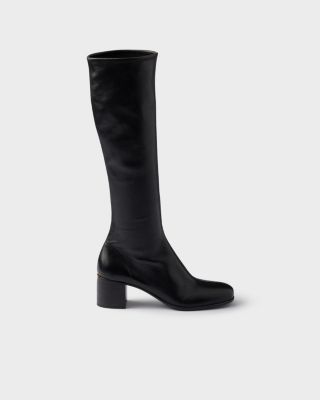 【lemon】Prada Leather Boots 0400022041291_BLACK?wid=600&