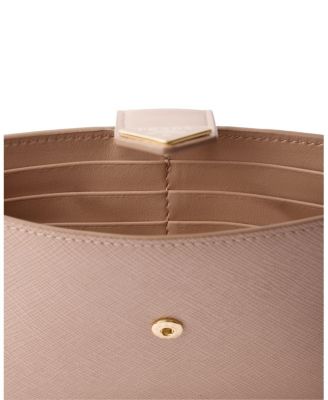 Large Saffiano And Leather Wallet