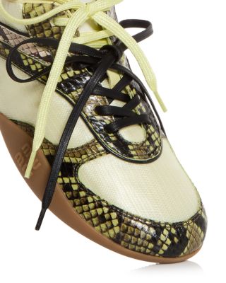 Women's Snake Embossed Sneakers