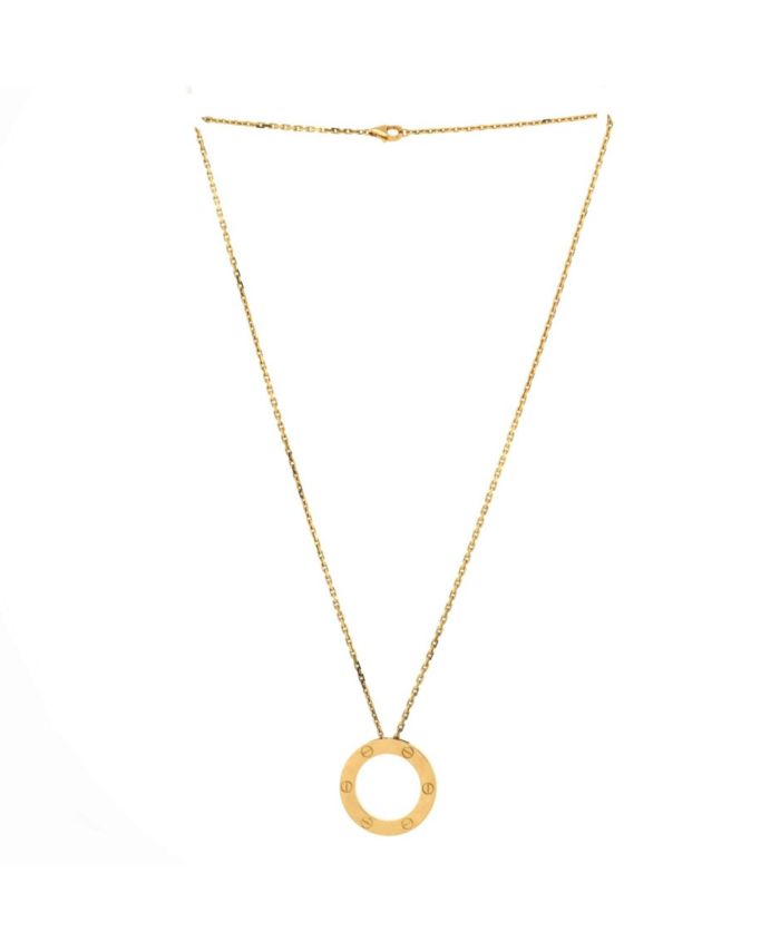 Love Pendant Necklace 18K Gold