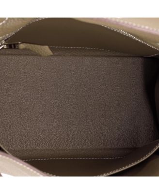 Kelly 25 Handbag Grey Togo with Palladium Hardware