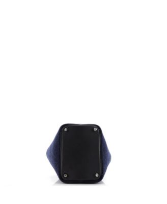 PM Picotin Lock Bag Felt with Leather