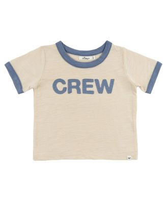 oh baby! - Boys' Crew Applique Billie Slub Ringer Tee - Little Kid