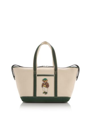Polo Bear Canvas Mini Shopper Tote