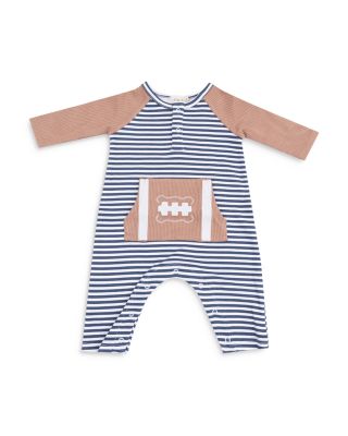 Boys' Football Stripes Henley Romper - Baby