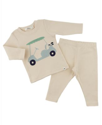 Boys' Golfcart Sea Applique 2-Piece Tee and Pant Set - Baby