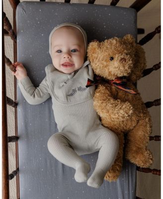  Unisex Organic Cotton Embroidered Collar Collection Footie - Baby