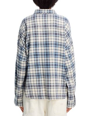 Cropped Button Front Shirt