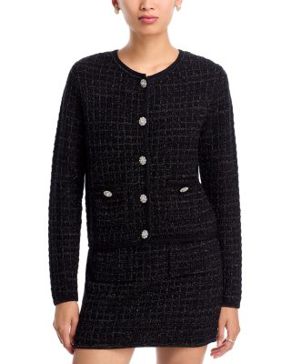 Crystal Button Cardigan Sweater - Exclusive