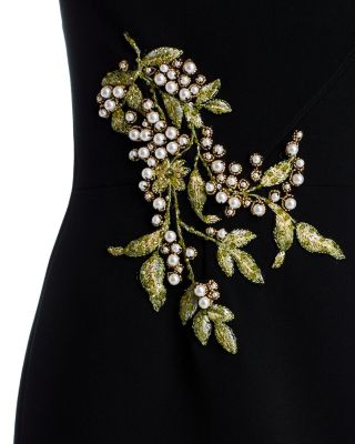 Embellished Cape Dress