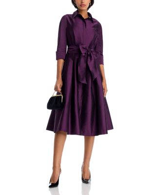 Taffeta Shirt Dress