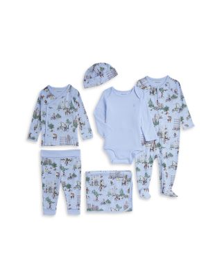 Boys' Polo Bear Cotton 6 Piece Gift Set - Baby