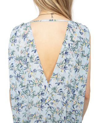 Short Dress in Viscose