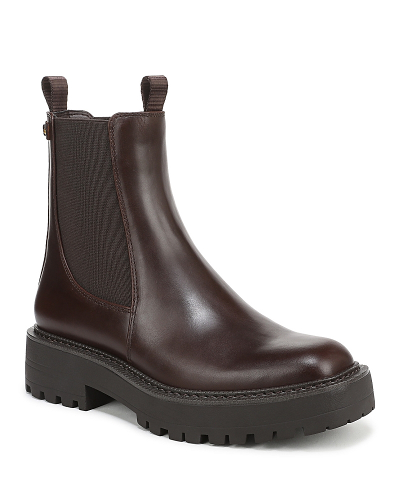 Sam Edelman Laguna Waterproof Lug Sole Chelsea Boot In Brown