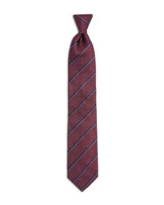 Silk Classic Stripe Tie 