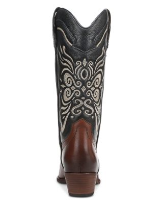 Women's Robbie Leather Cowboy Boots