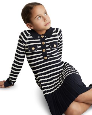 Girls' Sapna Striped Knitted Dress - Big Kid