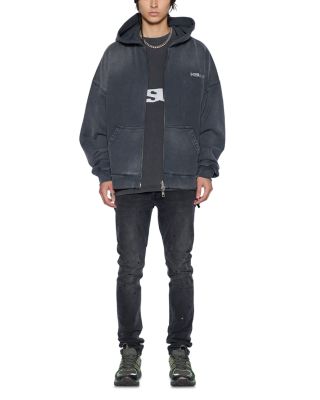 Ace Ekcess Ink Fade Oversized Fit Zipper Hoodie