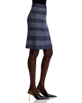 Plaid Knit Skirt