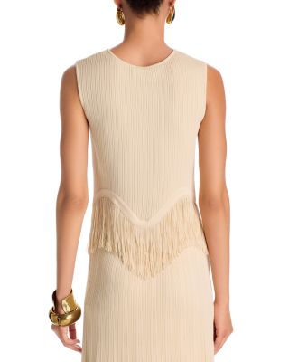  x Lani Lynn Fringe Hem Ribbed Knit Tank