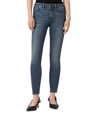 Miller Size Me Mid Rise Skinny Jeans in Washed Indigo
