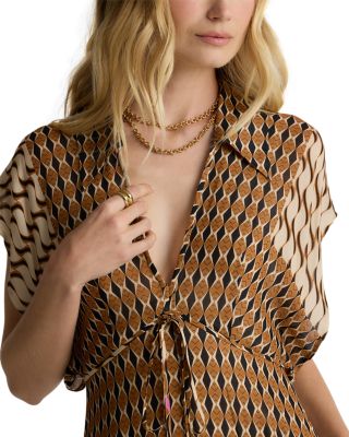 Desert Mosaic Print Dress